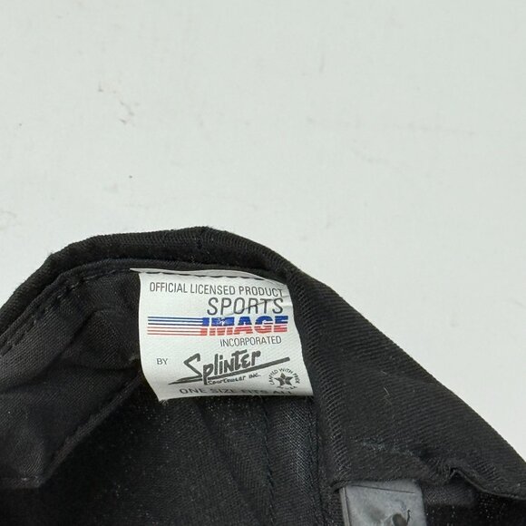 Dale Earnhardt The Intimidator Black Snapback Hat Vintage 90s USA Sports Image - Picture 5 of 6